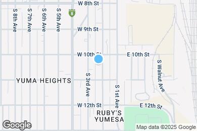 Map image of the property - 1022 S 2nd Ave