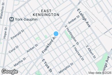 Map image of the property - 2515 Frankford Ave