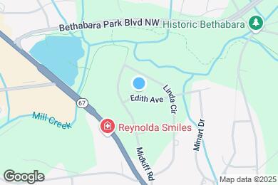 Map image of the property - Room in House on Edith Ave