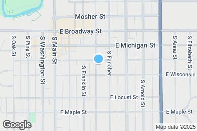 Map image of the property - 307 S Lansing St