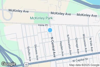 Map image of the property - 161 N Central Ave