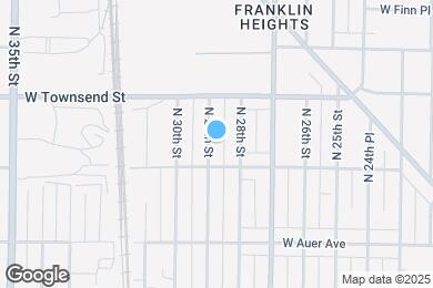 Map image of the property - 3326 N 29th St