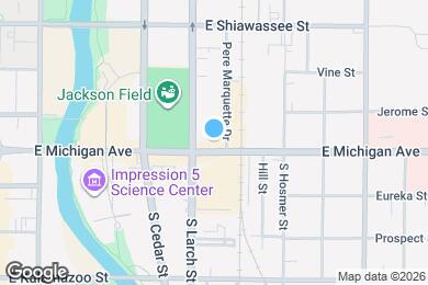 Map image of the property - 617 E Michigan Ave