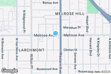 Map image of the property - 5014 Melrose Ave