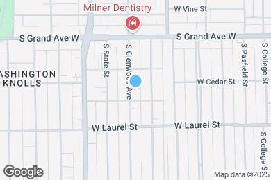 Map image of the property - 1508 S Glenwood Ave