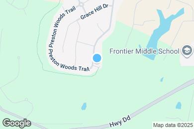 Map image of the property - 2823 Preston Woods Trail