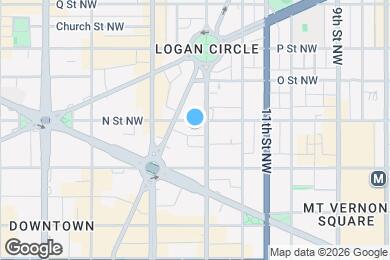 Map image of the property - 1300 N St NW