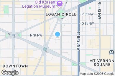 Map image of the property - 1300 N Street Northwest, #318