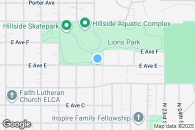 Map image of the property - 1902 E Avenue D