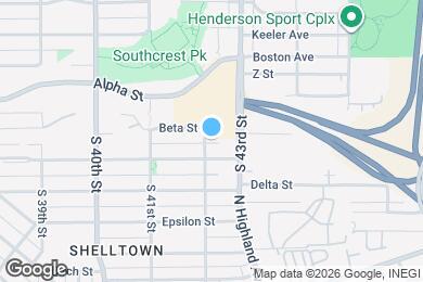 Map image of the property - 1521 S 42nd St