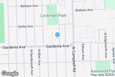 Map image of the property - 1025 Grove Ave