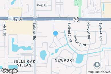 Map image of the property - 4215 E Bay Dr