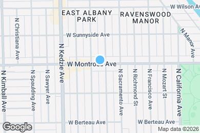 Map image of the property - 3043 W Montrose Ave