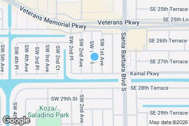 Map image of the property - 2715 SW 1st Pl