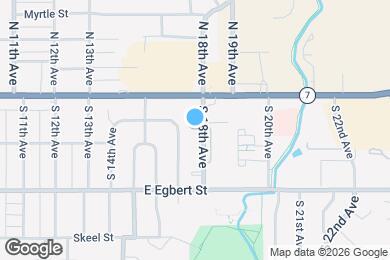 Map image of the property - 65 S 18th Ave