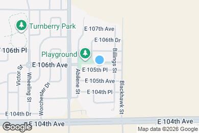 Map image of the property - 13937 E 105th Pl