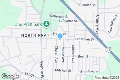 Map image of the property - 1209 Hibernian St