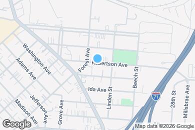 Map image of the property - 2417 Robertson Ave