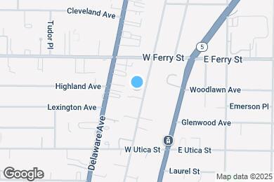 Map image of the property - 420 Linwood Ave