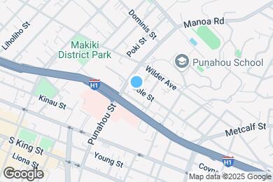 Map image of the property - 1621 Dole St