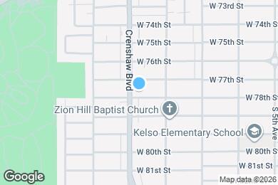 Map image of the property - 3311 1/2 W 78th St