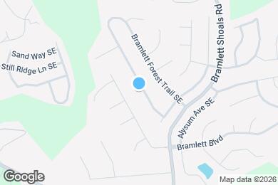 Map image of the property - 1575 Bramlett Forest Trail SE