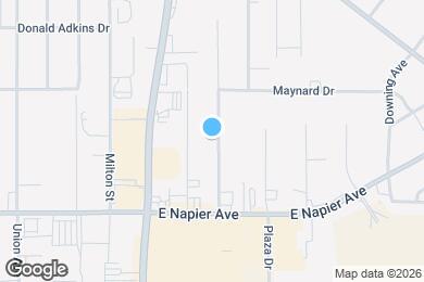 Map image of the property - 1590 Reeder Ave