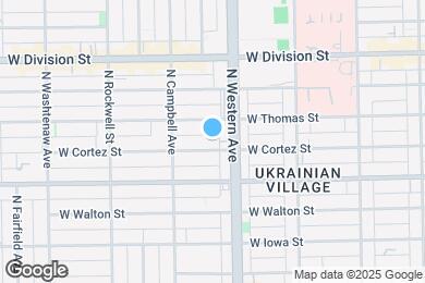 Map image of the property - 2418 W Cortez St