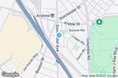 Map image of the property - 656 Dorchester Ave