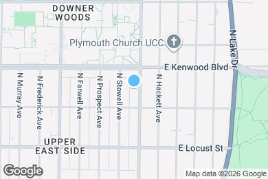 Map image of the property - 3037 N. Downer Ave