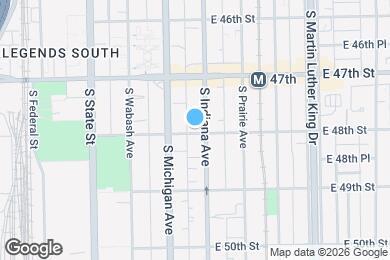 Map image of the property - 4758 S Indiana Ave