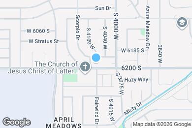 Map image of the property - 4084 W 6200 S