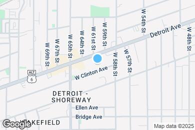 Map image of the property - 6008 W Clinton Ave