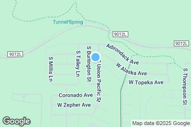 Map image of the property - 1419 S Union Pacific St