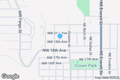 Map image of the property - 219 NW 19th Ave