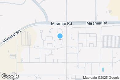 Map image of the property - Miramar Townhomes - Military Housing