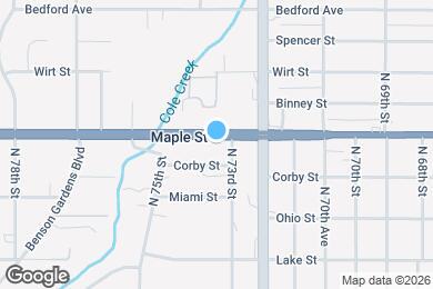 Map image of the property - 7313 Maple St