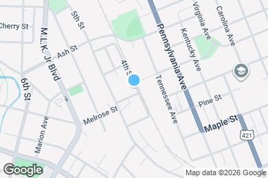 Map image of the property - 736 4th St