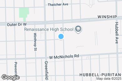 Map image of the property - 17209 Whitcomb St