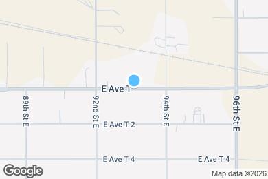 Map image of the property - 9308 E Ave T 6