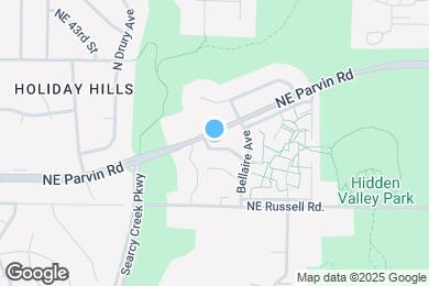 Map image of the property - Hidden Hills Apartments