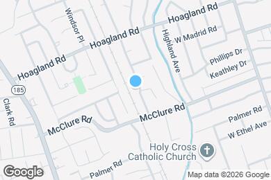 Map image of the property - 1845 Carlyle Dr