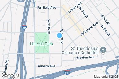 Map image of the property - 2410 W 10th Street