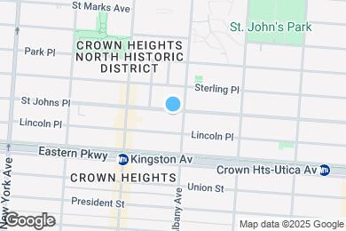 Map image of the property - Brand New Spacious 1 BR in Crown Heights