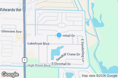 Map image of the property - 1739 N Dovetail Dr