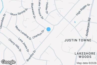 Map image of the property - 1033 Bluewater Dr