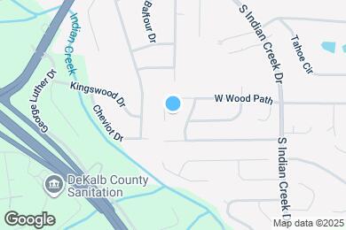 Map image of the property - 3813 W Wood Path