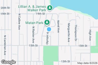 Map image of the property - 1544 Olympic Ave