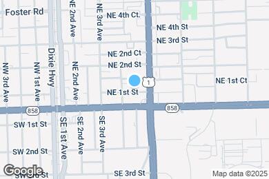 Map image of the property - 421 NE 1st St