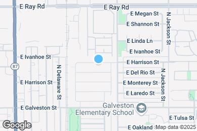 Map image of the property - 493 E Harrison St